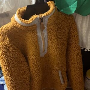 Zip jacket for cold weather,  If you love short jackets this is short